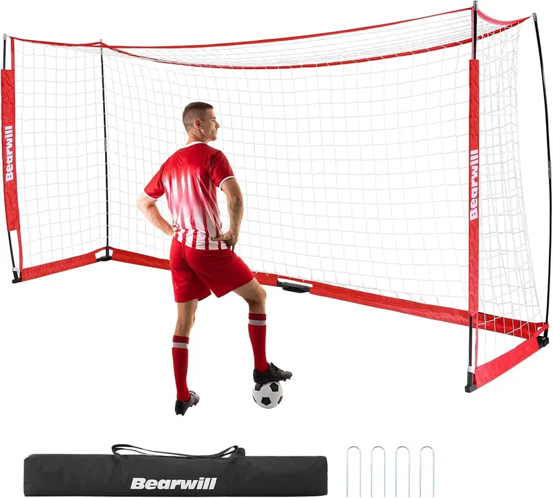Bearwill 12X6FT Portable Soccer Goals