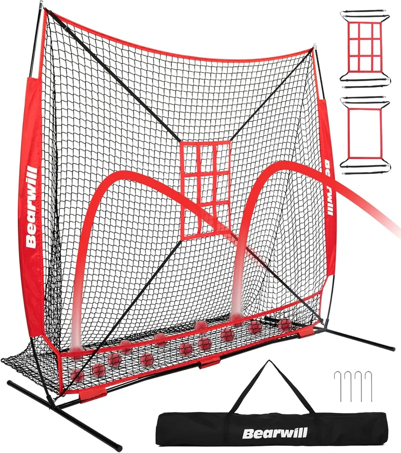 Bearwill 7x7ft Baseball Softball Practice Net